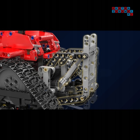 [18020S] Klocki 1769 el. Ciągnik gąsienicowy zdalnie sterowany rolniczy Mould King