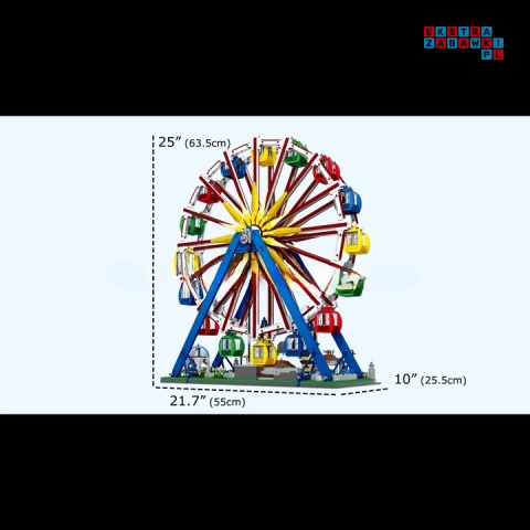 [11006] Klocki 3836 el. Diabelski młyn zdalnie sterowany RC Mould King
