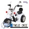 [LL777] Motocykl Hot Chopper na akumulator 1x25W 6V/4,5Ah światla melodyjki - biały
