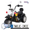 [LL777] Motocykl Hot Chopper na akumulator 1x25W 6V/4,5Ah światla melodyjki - czarny