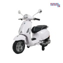 [LQ-051] Skuter Vespa ROMA na akumulator 2x35W 12V/7Ah EVA wolny start ekoskóra Bluetooth - biały