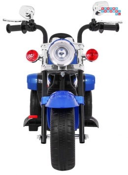 [TR1501] Motocykl Chopper NightBike 1x20W 6V/4.5Ah - niebieski