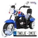 [TR1501] Motocykl Chopper NightBike 1x20W 6V/4.5Ah - niebieski
