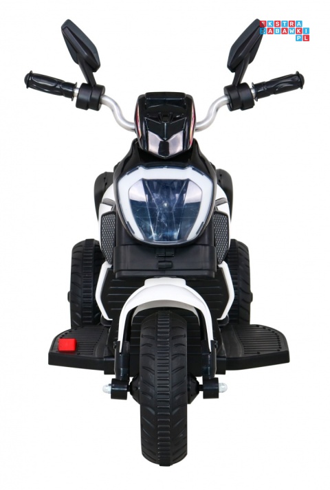 [BLJ818] Motocykl Fast Tourist na akumulator 1x18W 6V/4.5Ah Audio Światła Ekoskóra - biały