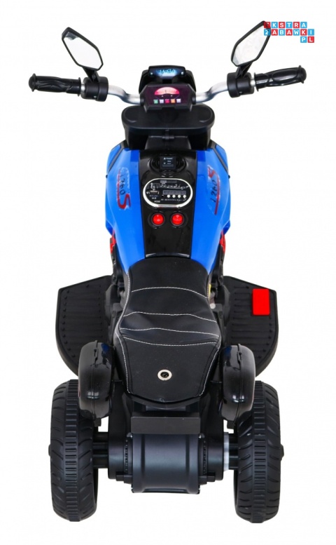 [BLJ818] Motocykl Fast Tourist na akumulator 1x18W 6V/4.5Ah Audio Światła Ekoskóra - niebieski