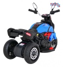 [BLJ818] Motocykl Fast Tourist na akumulator 1x18W 6V/4.5Ah Audio Światła Ekoskóra - niebieski