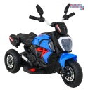 [BLJ818] Motocykl Fast Tourist na akumulator 1x18W 6V/4.5Ah Audio Światła Ekoskóra - niebieski