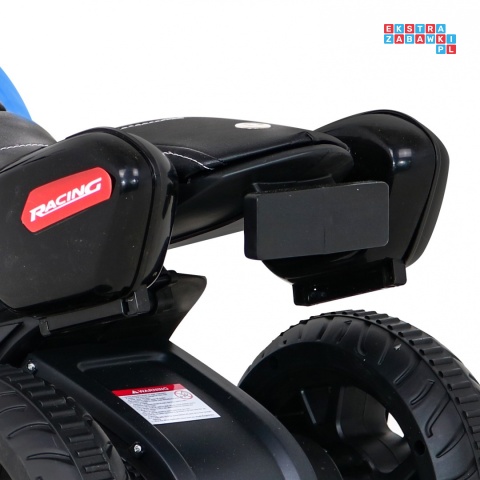 [BLJ818] Motocykl Fast Tourist na akumulator 1x18W 6V/4.5Ah Audio Światła Ekoskóra - niebieski