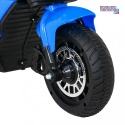 [BLJ818] Motocykl Fast Tourist na akumulator 1x18W 6V/4.5Ah Audio Światła Ekoskóra - niebieski