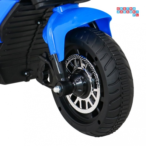 [BLJ818] Motocykl Fast Tourist na akumulator 1x18W 6V/4.5Ah Audio Światła Ekoskóra - niebieski