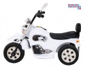 [LL777] Motocykl Hot Chopper na akumulator 1x25W 6V/4,5Ah światla melodyjki - biały