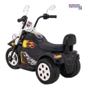 [LL777] Motocykl Hot Chopper na akumulator 1x25W 6V/4,5Ah światla melodyjki - czarny