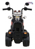 [LL777] Motocykl Hot Chopper na akumulator 1x25W 6V/4,5Ah światla melodyjki - czarny
