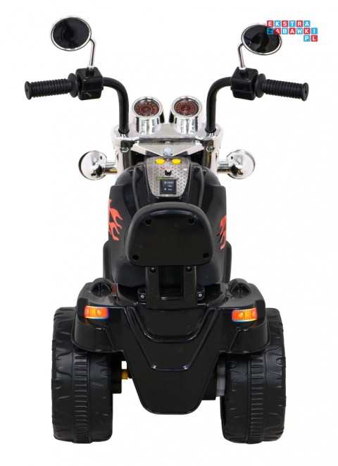 [LL777] Motocykl Hot Chopper na akumulator 1x25W 6V/4,5Ah światla melodyjki - czarny