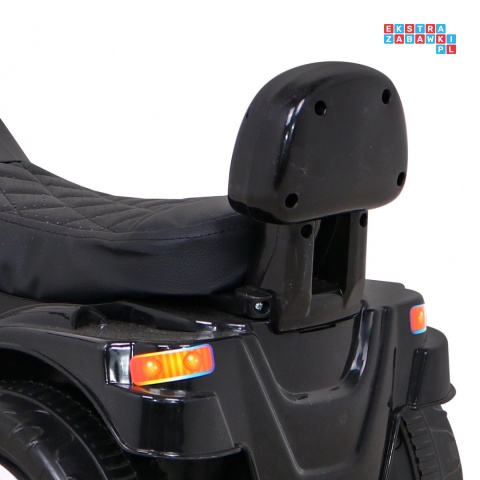 [LL777] Motocykl Hot Chopper na akumulator 1x25W 6V/4,5Ah światla melodyjki - czarny