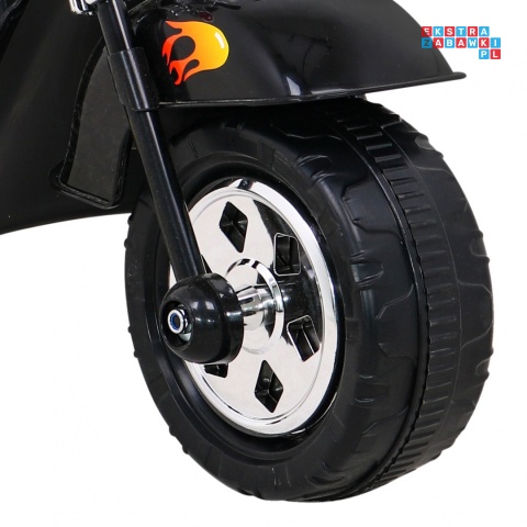 [LL777] Motocykl Hot Chopper na akumulator 1x25W 6V/4,5Ah światla melodyjki - czarny