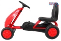 [B001] Pierwszy Gokart na pedały dla najmłodszych Napęd łańcuchowy Koła gumowane - czerwony