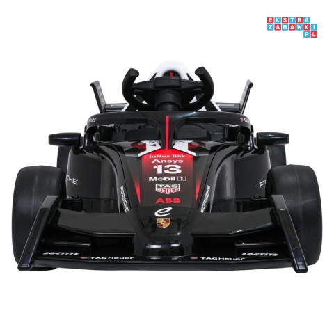 [PA.711] Bolid Formuły E Porsche na akumulator 2x35W 12V/7Ah EVA pilot bluetooth - czerwony