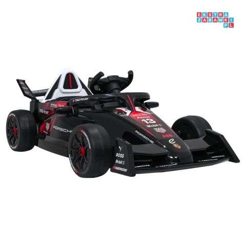 [PA.711] Bolid Formuły E Porsche na akumulator 2x35W 12V/7Ah EVA pilot bluetooth - czerwony