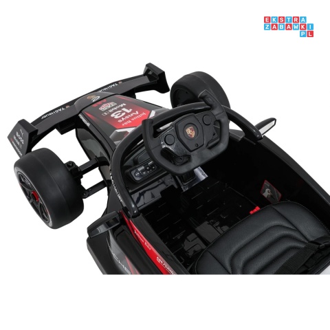 [PA.711] Bolid Formuły E Porsche na akumulator 2x35W 12V/7Ah EVA pilot bluetooth - czerwony