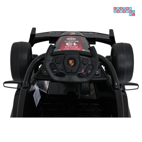 [PA.711] Bolid Formuły E Porsche na akumulator 2x35W 12V/7Ah EVA pilot bluetooth - czerwony