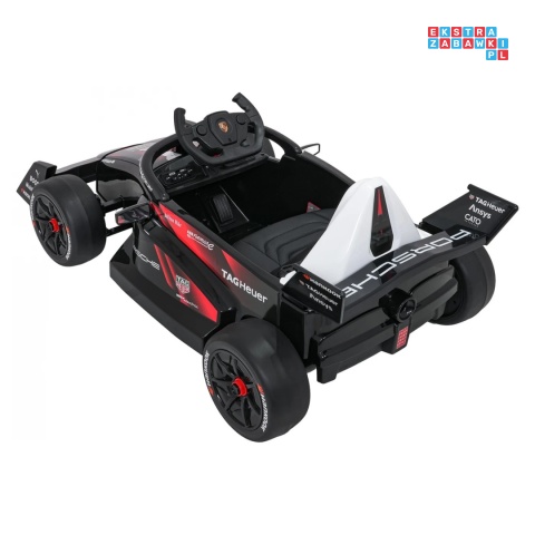 [PA.711] Bolid Formuły E Porsche na akumulator 2x35W 12V/7Ah EVA pilot bluetooth - czerwony