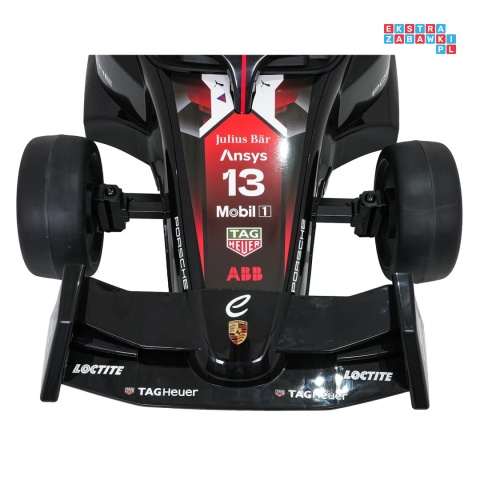 [PA.711] Bolid Formuły E Porsche na akumulator 2x35W 12V/7Ah EVA pilot bluetooth - czerwony