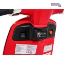 [LQ-051] Skuter Vespa ROMA na akumulator 2x35W 12V/7Ah EVA wolny start ekoskóra Bluetooth - czerwony
