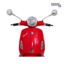 [LQ-051] Skuter Vespa ROMA na akumulator 2x35W 12V/7Ah EVA wolny start ekoskóra Bluetooth - czerwony