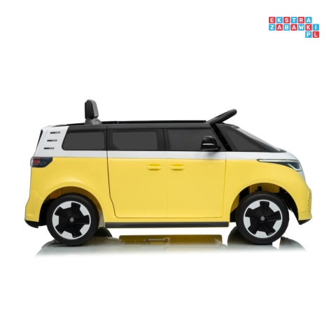 [HL718] Auto bus Volkswagen ID BUZZ na akumulator 2x45W 12V/10Ah - żółty