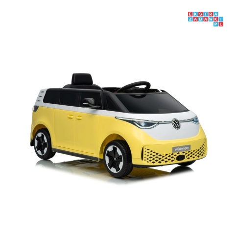 [HL718] Auto bus Volkswagen ID BUZZ na akumulator 2x45W 12V/10Ah - żółty