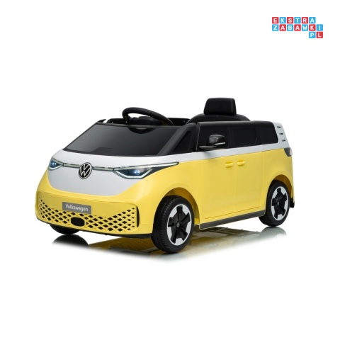 [HL718] Auto bus Volkswagen ID BUZZ na akumulator 2x45W 12V/10Ah - żółty