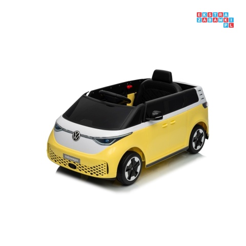 [HL718] Auto bus Volkswagen ID BUZZ na akumulator 2x45W 12V/10Ah - żółty