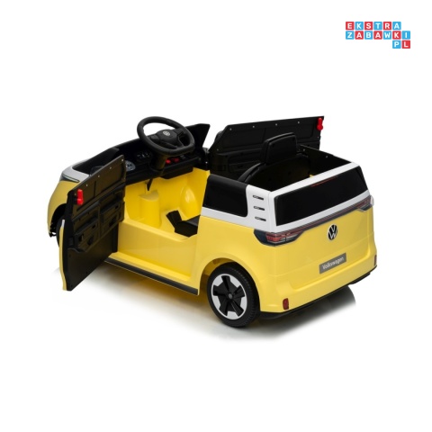 [HL718] Auto bus Volkswagen ID BUZZ na akumulator 2x45W 12V/10Ah - żółty
