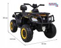 [outlet] [S615] Quad ATV XT-speed 4x80W 24V/10Ah EVA, pokrowiec, LED, MP3 - żółty