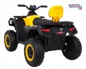 [outlet] [S615] Quad ATV XT-speed 4x80W 24V/10Ah EVA, pokrowiec, LED, MP3 - żółty