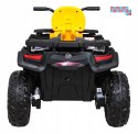 [outlet] [S615] Quad ATV XT-speed 4x80W 24V/10Ah EVA, pokrowiec, LED, MP3 - żółty