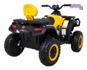 [outlet] [S615] Quad ATV XT-speed 4x80W 24V/10Ah EVA, pokrowiec, LED, MP3 - żółty