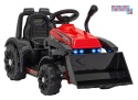 [ZP1001B] Traktor spychacz G320 dla najmłodszych na akumulator 1x25W 6V/5Ah ruchoma łyżka melodie klakson LED - czerwony