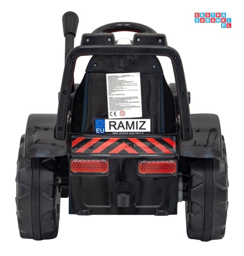 [ZP1001B] Traktor spychacz G320 dla najmłodszych na akumulator 1x25W 6V/5Ah ruchoma łyżka melodie klakson LED - czerwony