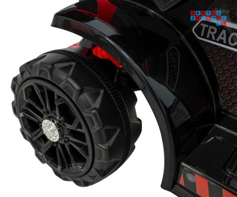 [ZP1001B] Traktor spychacz G320 dla najmłodszych na akumulator 1x25W 6V/5Ah ruchoma łyżka melodie klakson LED - czerwony