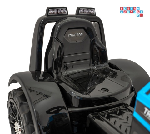 [ZP1001B] Traktor spychacz G320 dla najmłodszych na akumulator 1x25W 6V/5Ah ruchoma łyżka melodie klakson LED - niebieski