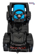 [ZP1001B] Traktor spychacz G320 dla najmłodszych na akumulator 1x25W 6V/5Ah ruchoma łyżka melodie klakson LED - niebieski