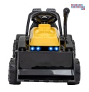 [ZP1001B] Traktor spychacz G320 dla najmłodszych na akumulator 1x25W 6V/5Ah ruchoma łyżka melodie klakson LED - żółty