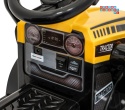 [ZP1001B] Traktor spychacz G320 dla najmłodszych na akumulator 1x25W 6V/5Ah ruchoma łyżka melodie klakson LED - żółty