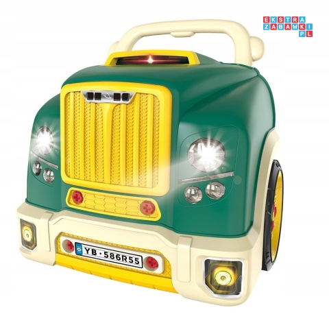 [ZWA.D001-3] Warsztat mechanika autobus silnik auto do rozkręcania - zielony