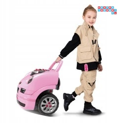 [ZKT.008-977] Warsztat mechanika samochód sportowy silnik auto do rozkręcania z pilotem - różowy