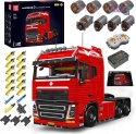 [19015S] Klocki 4868 el. Zestaw ciężarówka TIR zdalnie sterowana RC Mould King