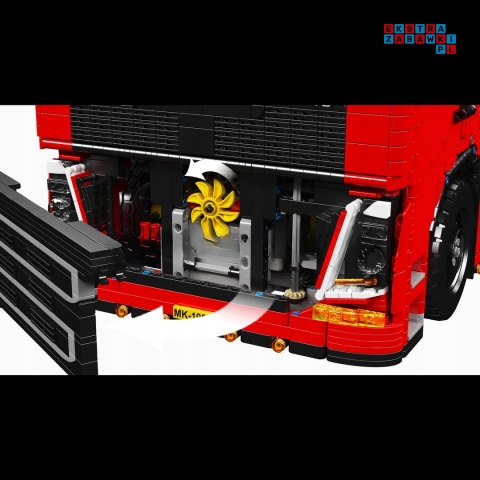 [19015S] Klocki 4868 el. Zestaw ciężarówka TIR zdalnie sterowana RC Mould King