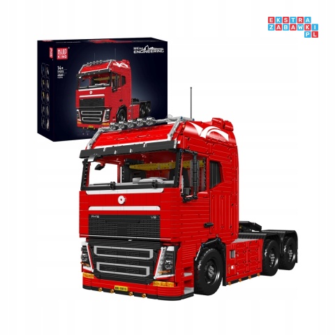 [19015S] Klocki 4868 el. Zestaw ciężarówka TIR zdalnie sterowana RC Mould King